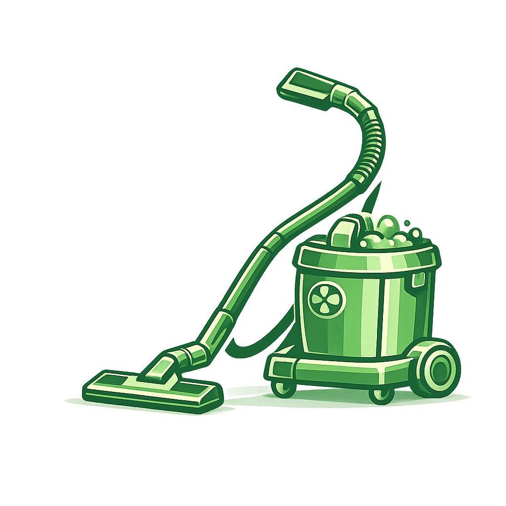 Cleaning equipment illustration